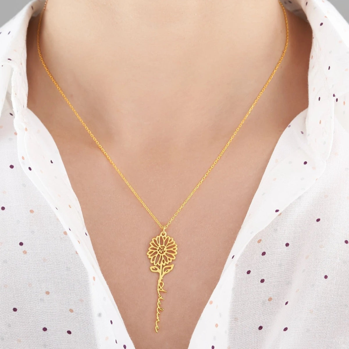 Boltiesd™ Birth Month Flower Necklace - Boltiesd™