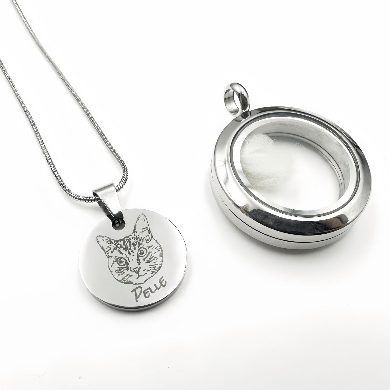 Boltiesd™ Custom Pet Necklace with Glass Round Box - Boltiesd™