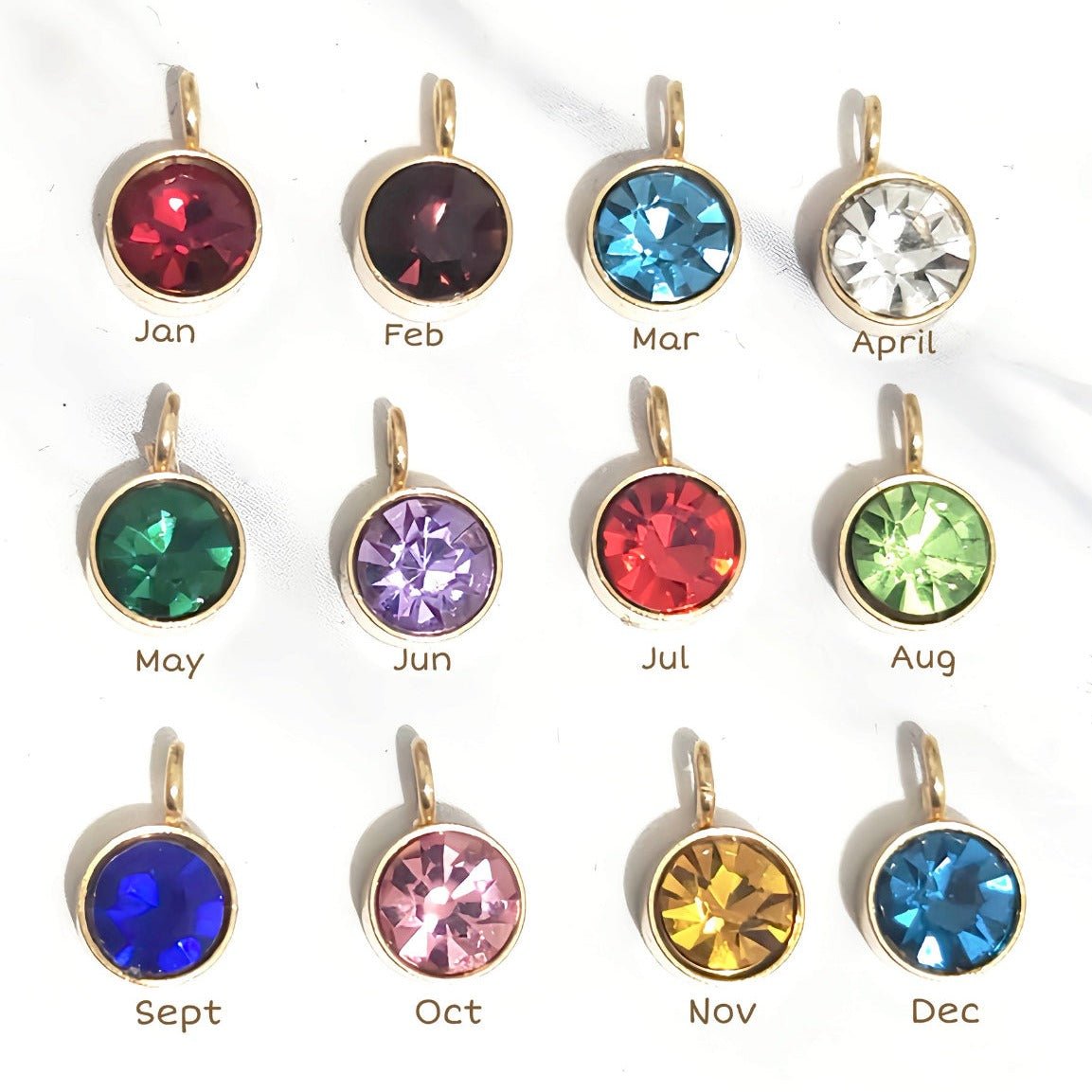 Boltiesd™ Flower Name Necklace With Stone - Boltiesd™