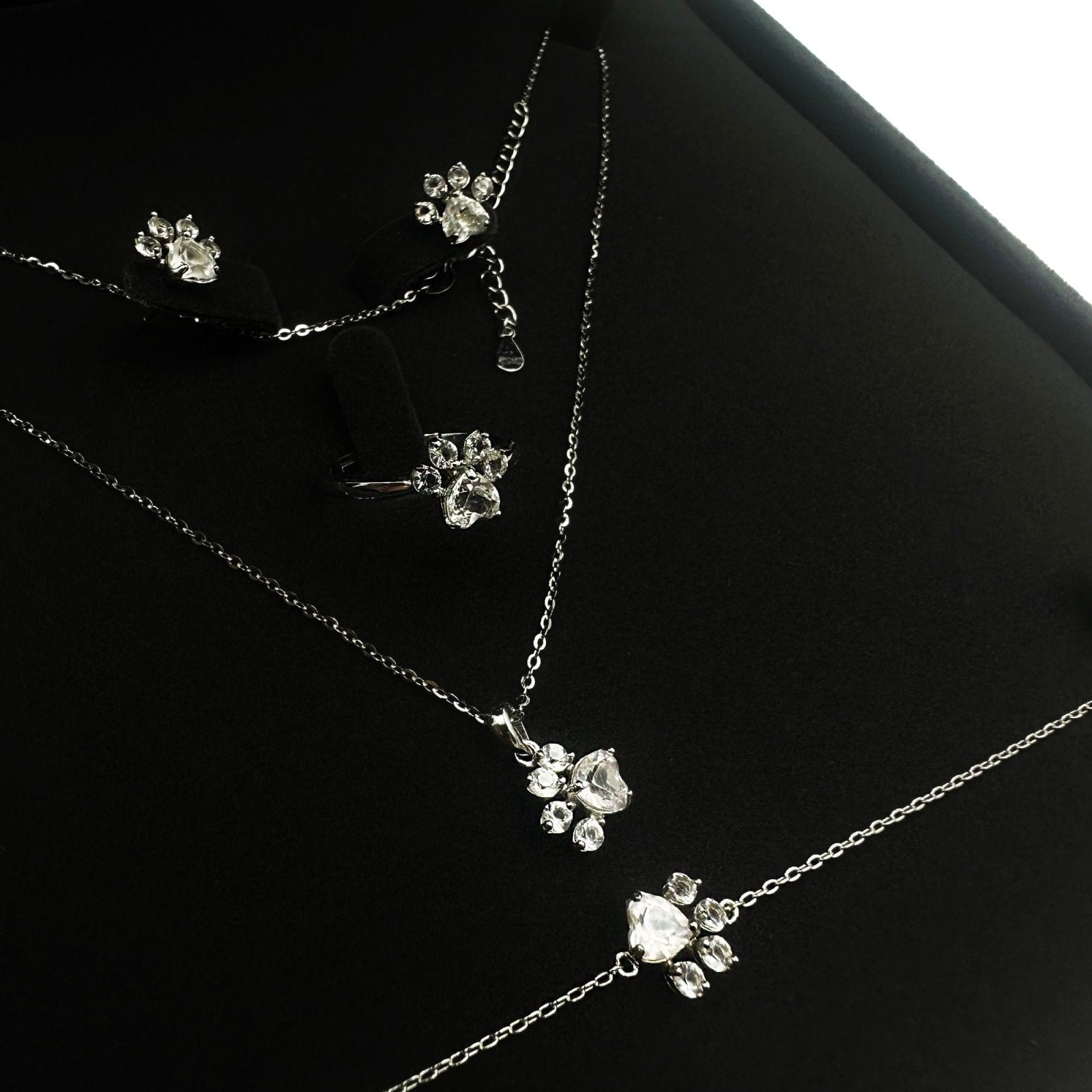 Boltiesd™ Cute Paw Jewelry Gift Set in Sterling Silver S925 - Boltiesd™