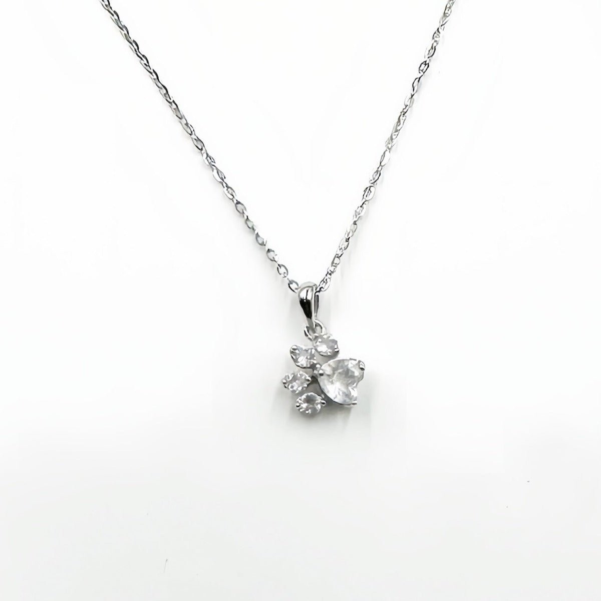 Boltiesd™ Cute Paw Necklace in Sterling Silver S925 - Boltiesd™