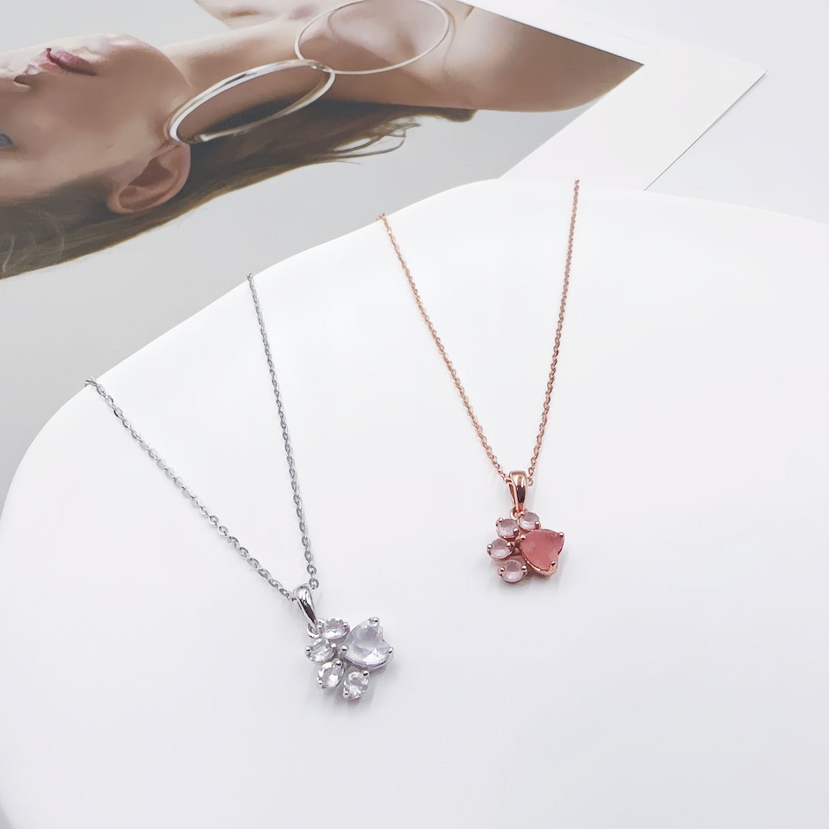 Boltiesd™ Cute Paw Necklace in Sterling Silver S925 - Boltiesd™