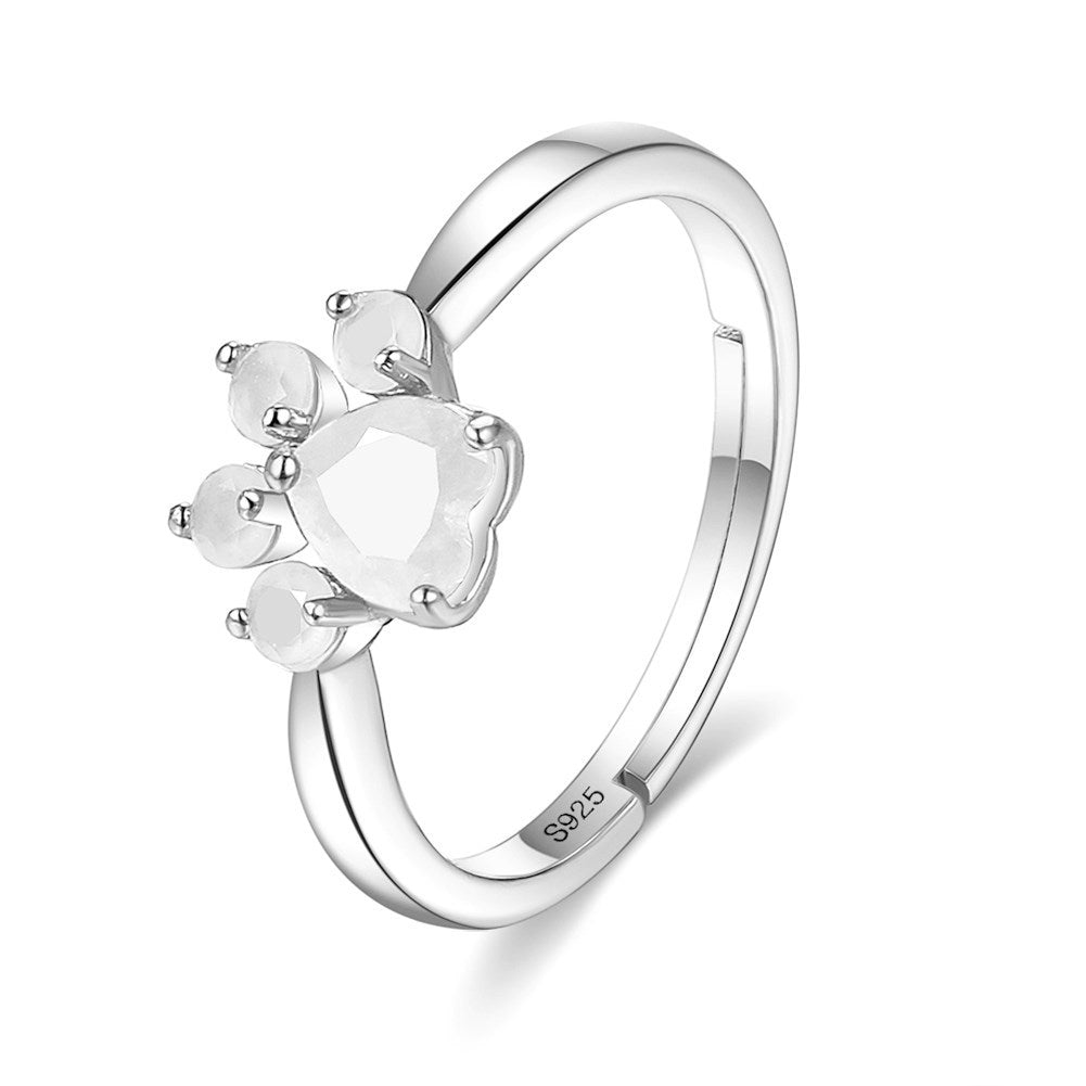 Boltiesd™ Cute Paw Ring in Sterling Silver S925
