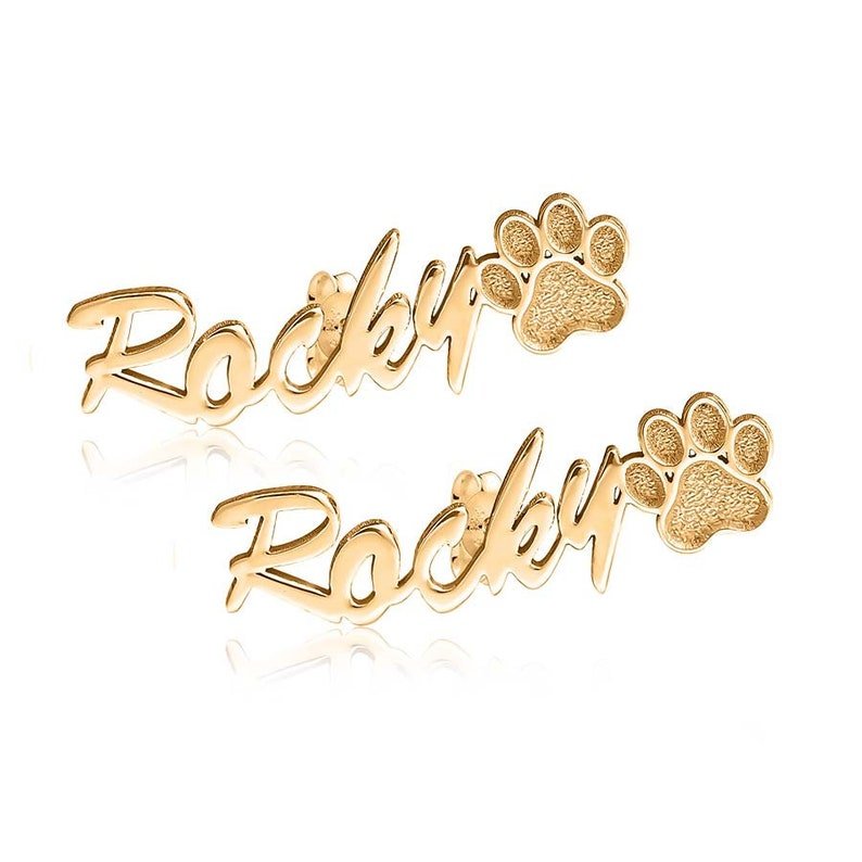 Boltiesd™ Name Paw Earrings - Boltiesd™