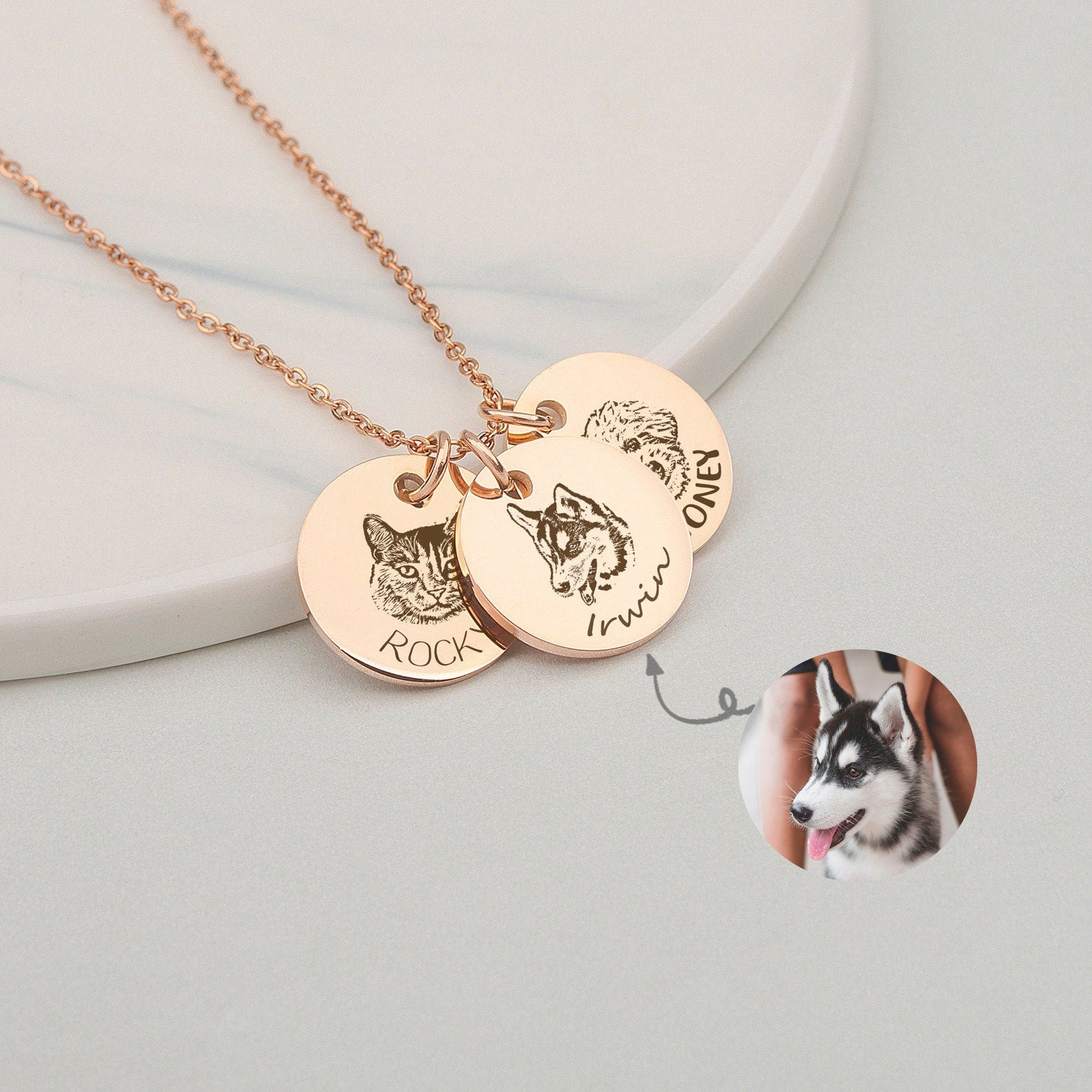 Boltiesd™ PawPic - Custom Cherished Necklace - Boltiesd™