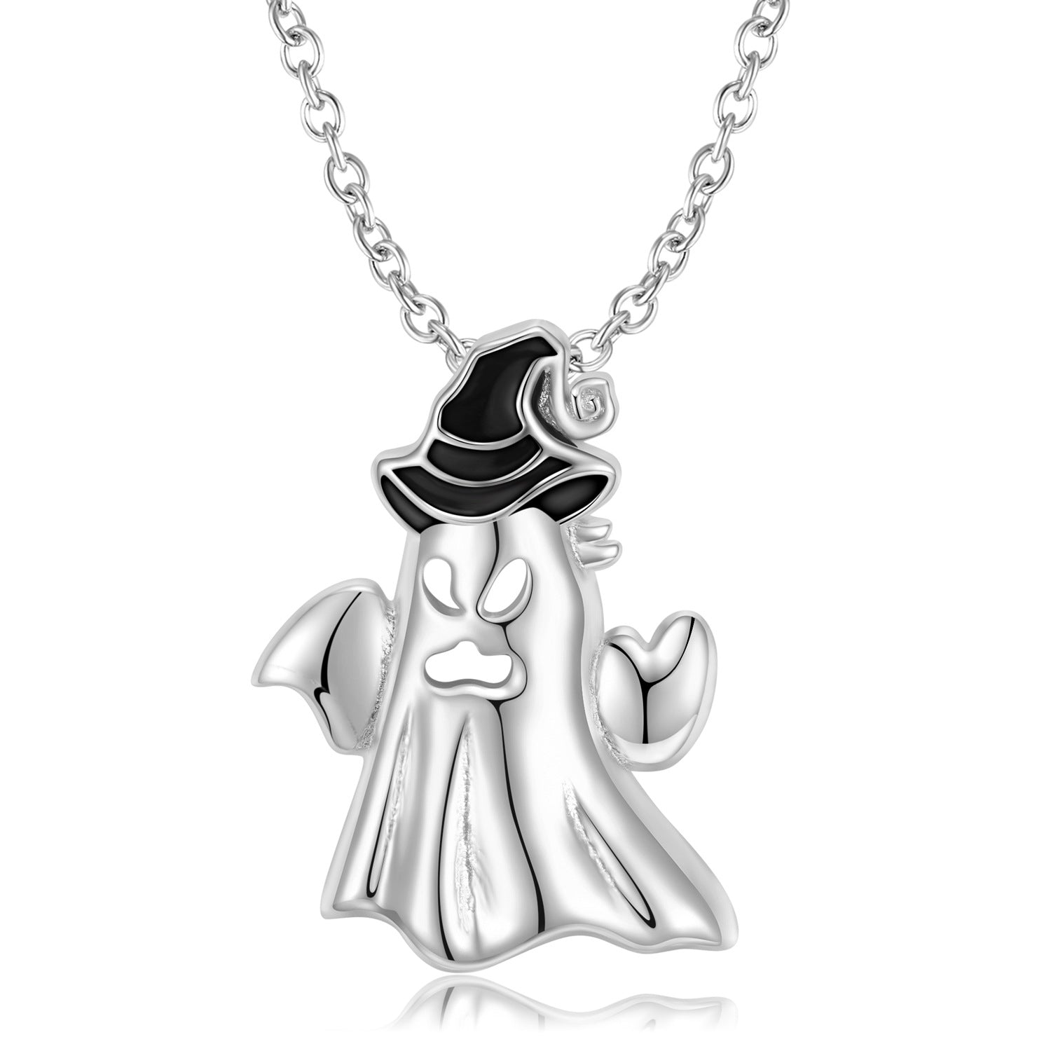 Boltiesd™ Scare Ghost Necklace in Sterling Silver S925 for Halloween - Boltiesd™