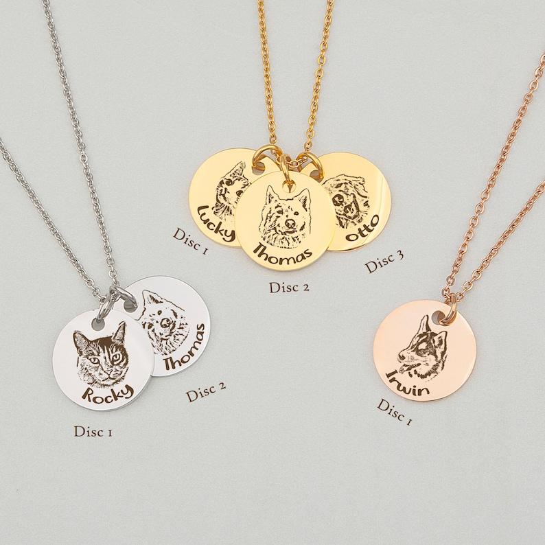 Boltiesd™ Pet Portrait Name Necklace - Boltiesd™