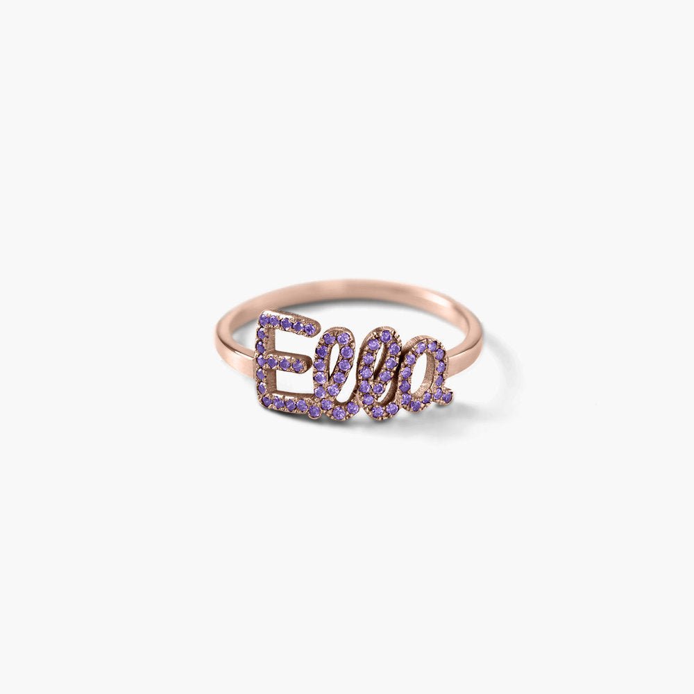 Stone Name Ring in Sterling Silver - Boltiesd™