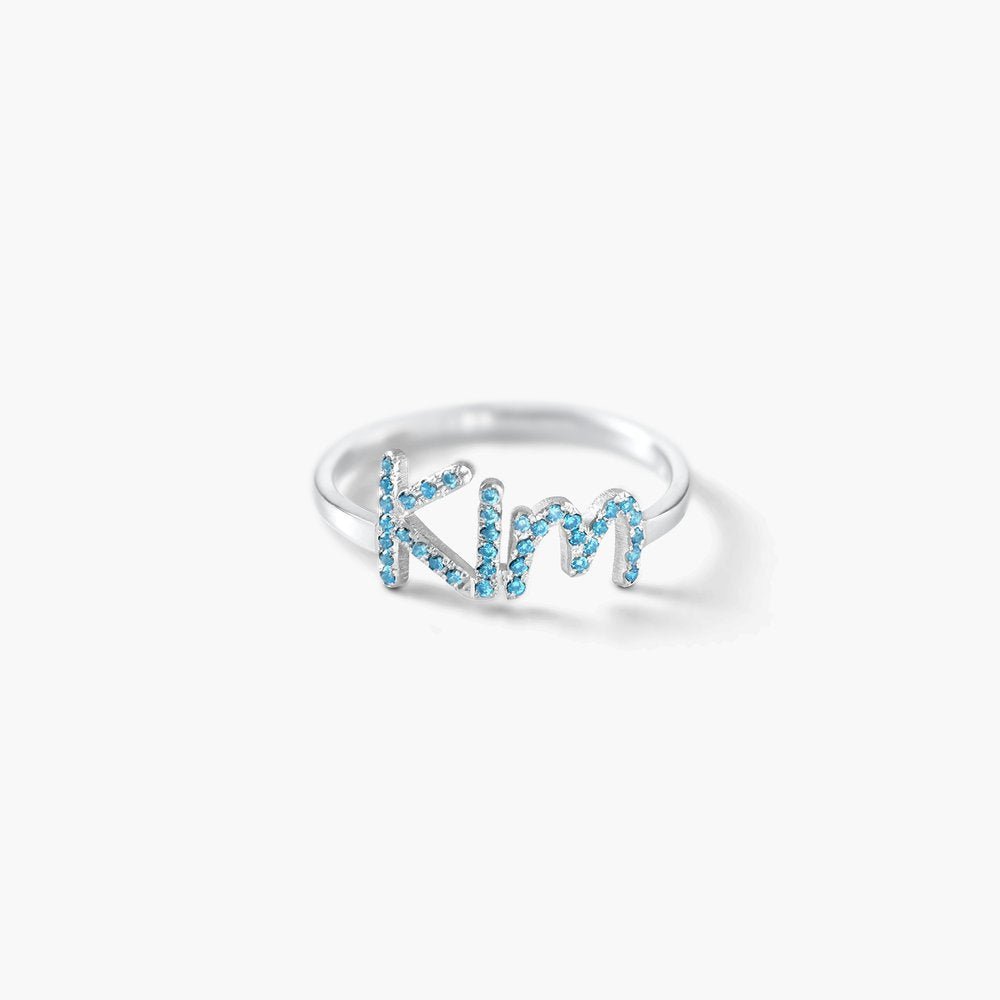 Stone Name Ring in Sterling Silver - Boltiesd™